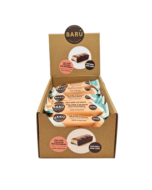 Baru Dark Chocolate Marshmallow with Nutty Sea Salt Caramel