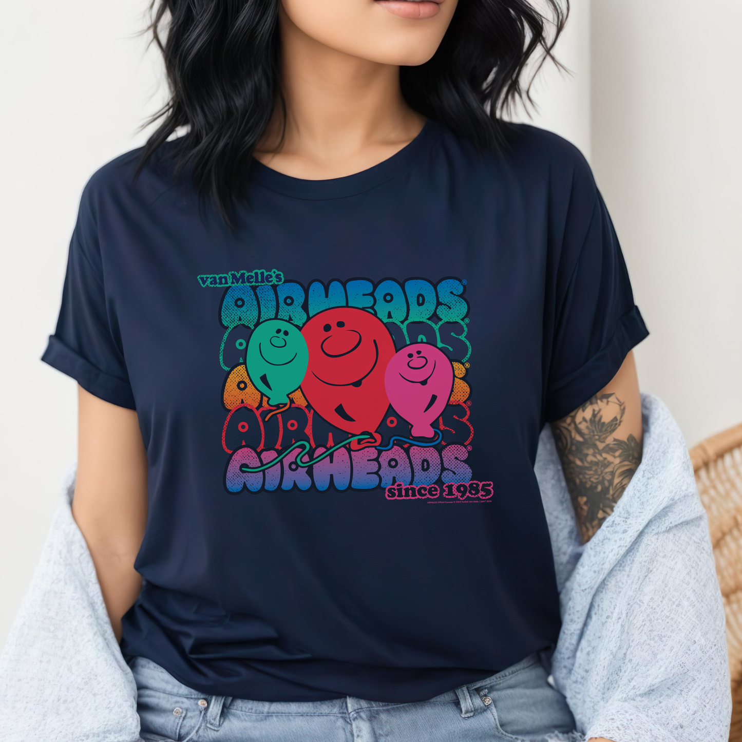 Airheads Retro 85 Brand Colors Tee: 3XL