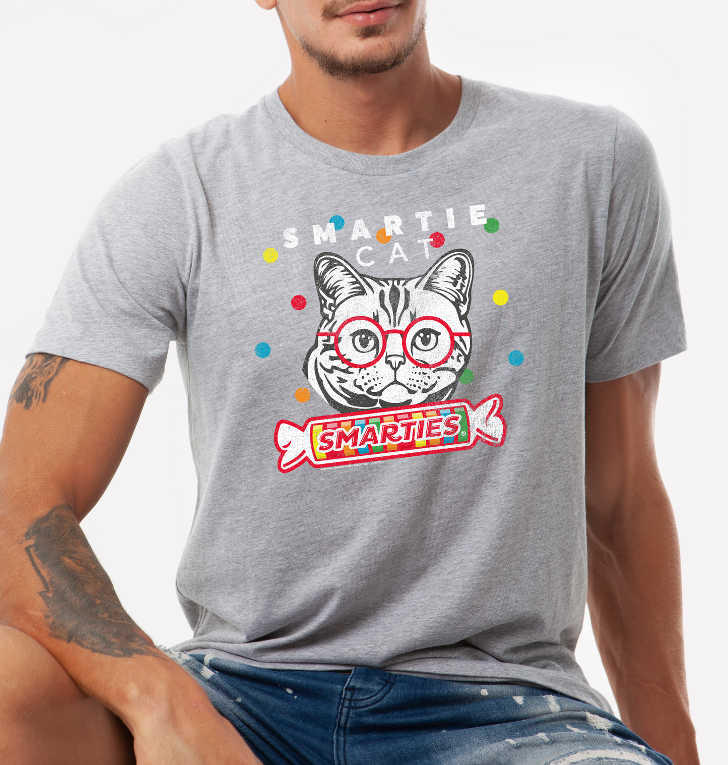 Smarties SmartieCat | Are you a SMARTIE CAT? Tee: Sport Grey, 2XL