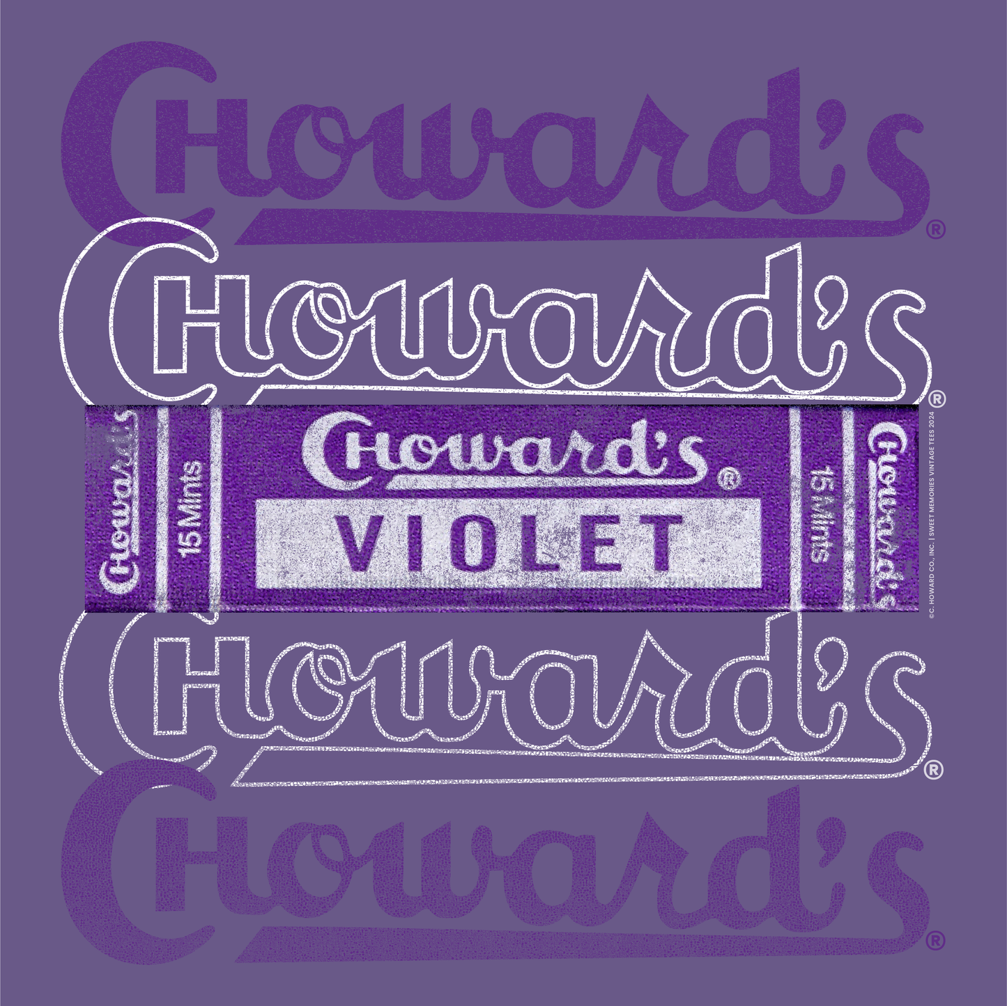 Choward's Violet Fine Mints Since 1934 Tee: 2XL