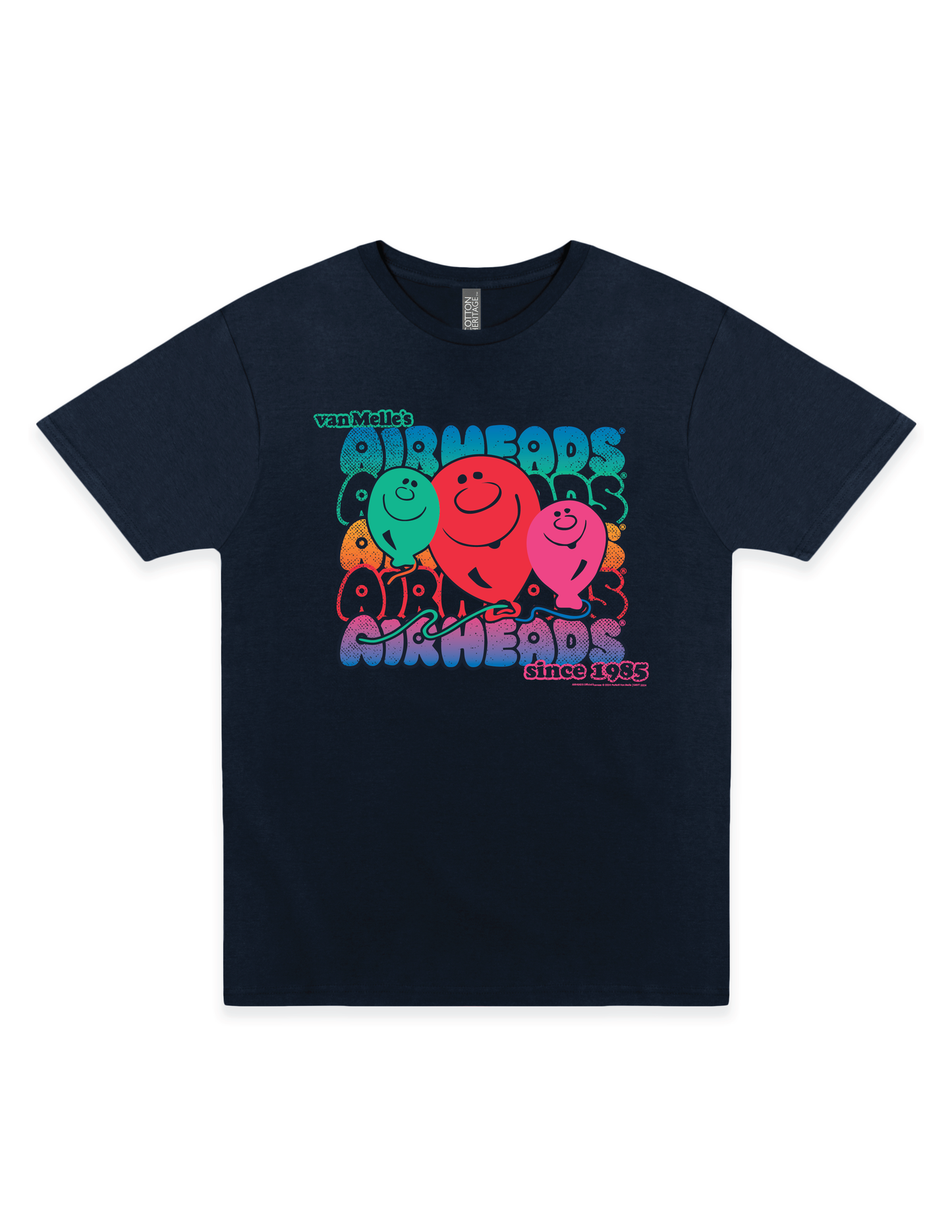 Airheads Retro 85 Brand Colors Tee: XL