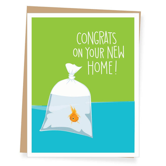 Goldfish Congrats New Home Card