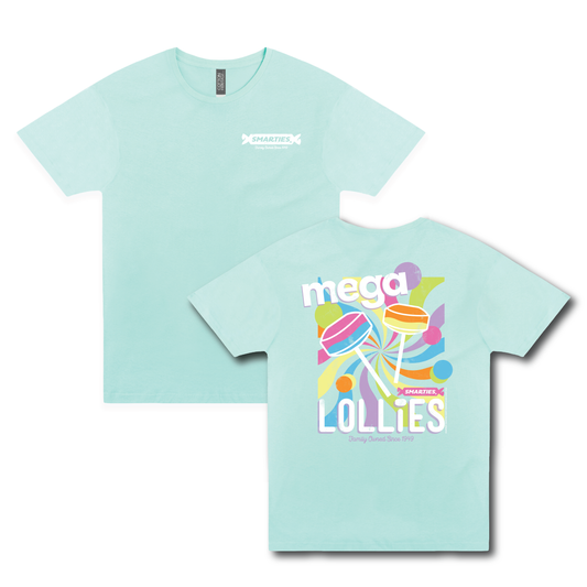 Smarties Mega Lollies Groovy Pastel Tee: 3XL