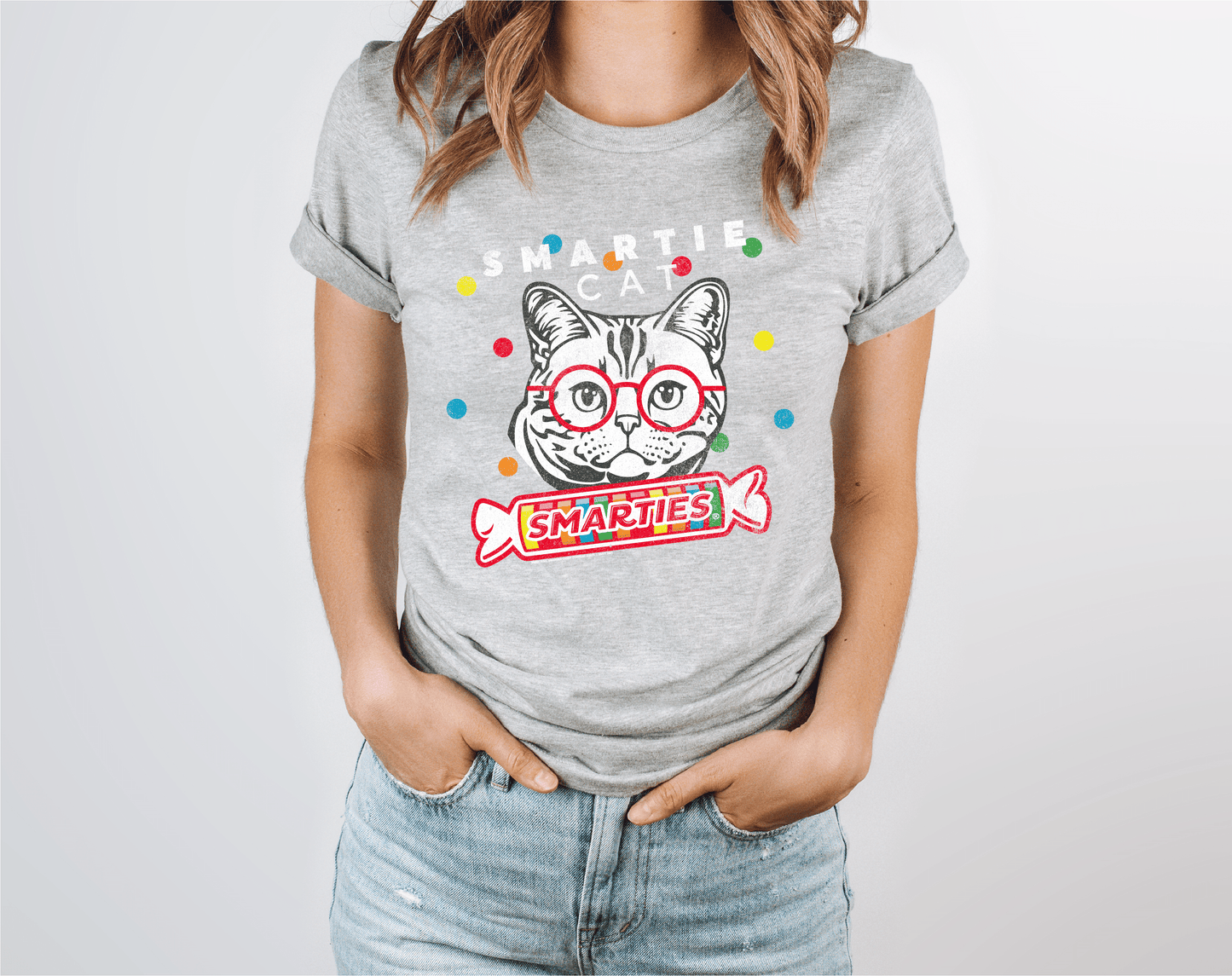 Smarties SmartieCat | Are you a SMARTIE CAT? Tee: Sport Grey, 2XL