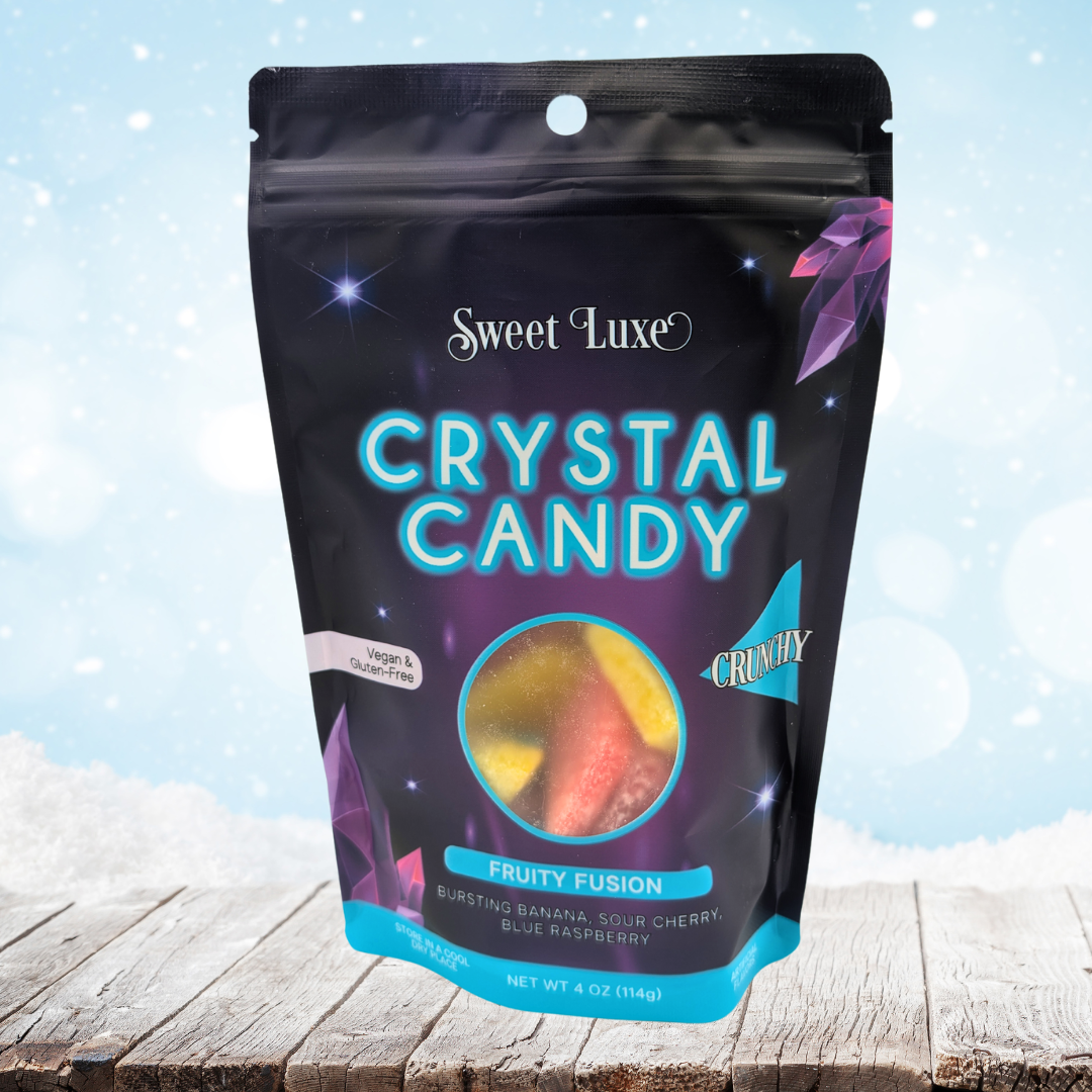 Crystal Candy - Sweet Luxe™ Extra Crunchy : "Fruity Fusion" - Banana / Sour Cherry / Blue Raspberry