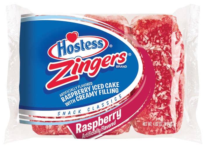 Hostess Raspberry Zinger 3 Pack 3.8 Oz