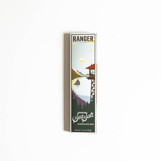 RANGER Oregon Sea Salt Chocolate Bar: 1 1/4 oz.