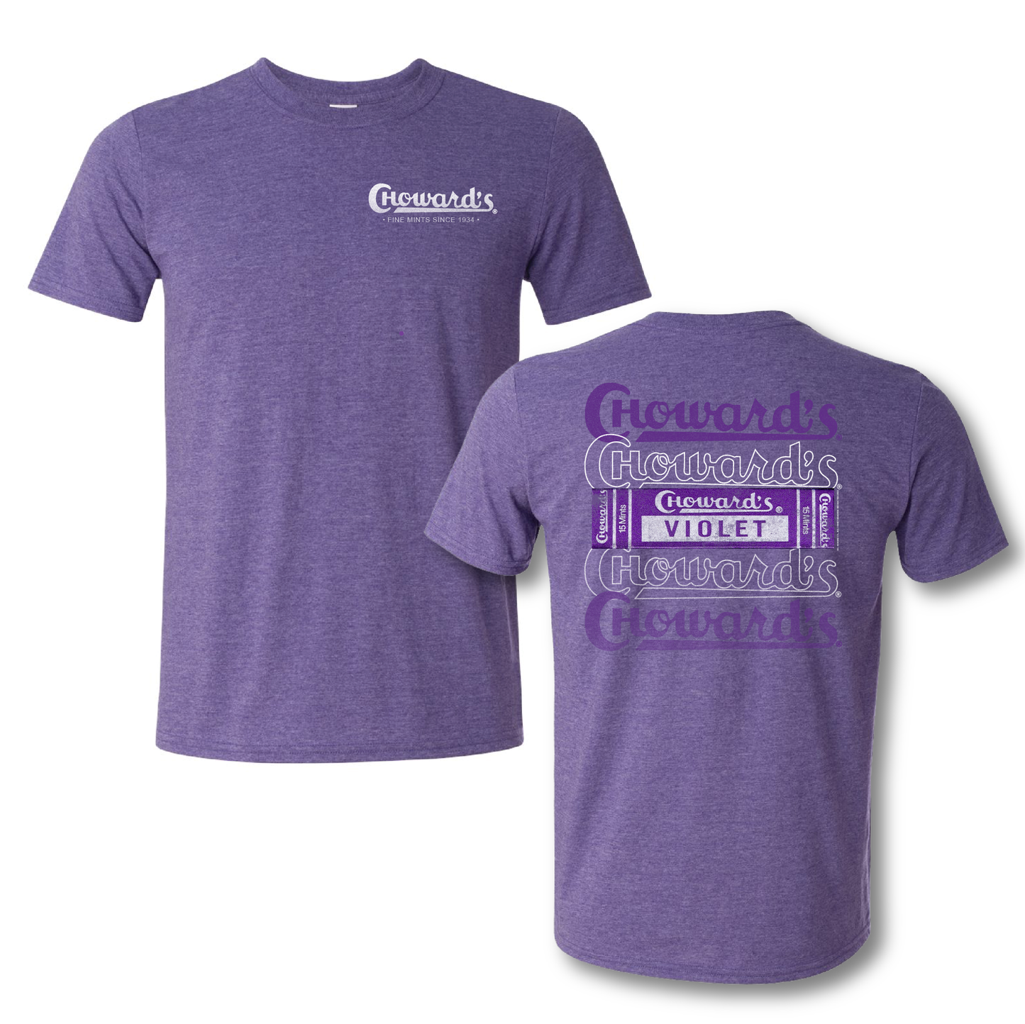 Choward's Violet Fine Mints Since 1934 Tee: XL