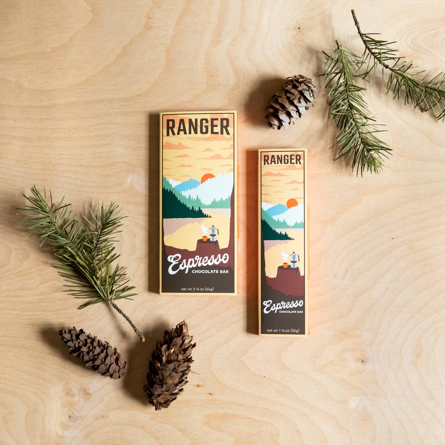 RANGER Espresso Chocolate Bar: 1 1/4 oz.