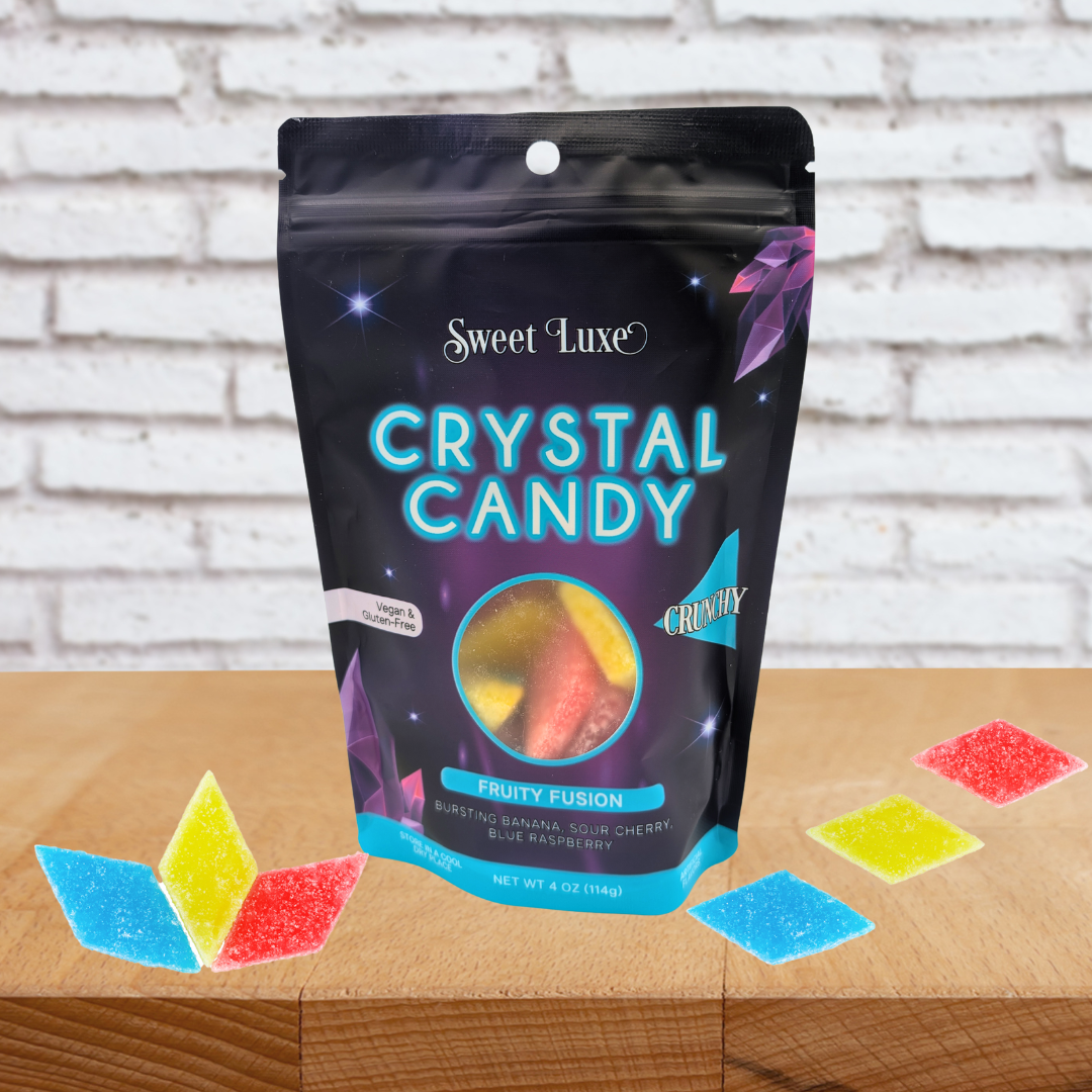 Crystal Candy - Sweet Luxe™ Extra Crunchy : "Fruity Fusion" - Banana / Sour Cherry / Blue Raspberry