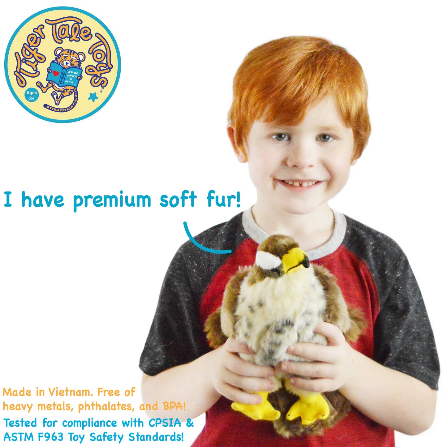 Percival The Peregrine Falcon | 9 Inch Stuffed Animal Plush