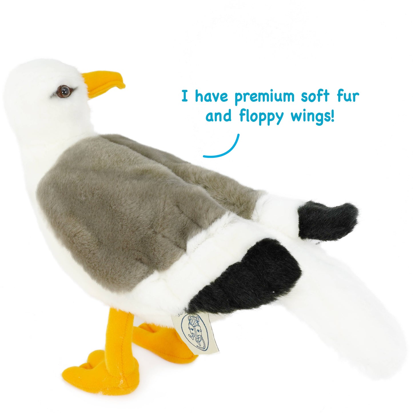 Seamus The Seagull | 12 Inch Stuffed Animal Plush