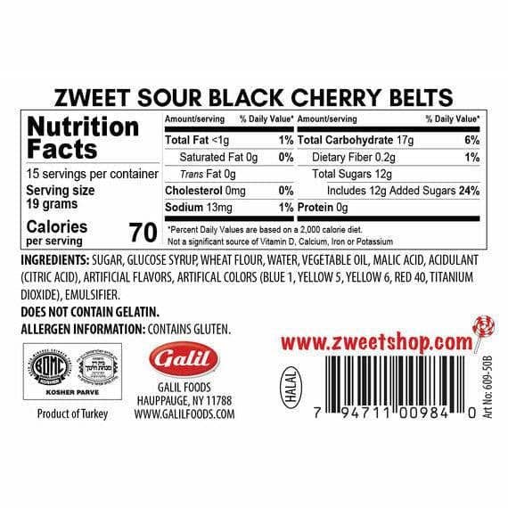 ZWEET Sour Black Cherry  Belts