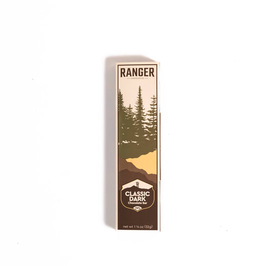 RANGER Classic Dark Chocolate Bar, 70% Cacao: 1 1/4 oz.