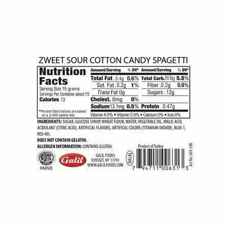 Zweet Sour Cotton Candy Belts