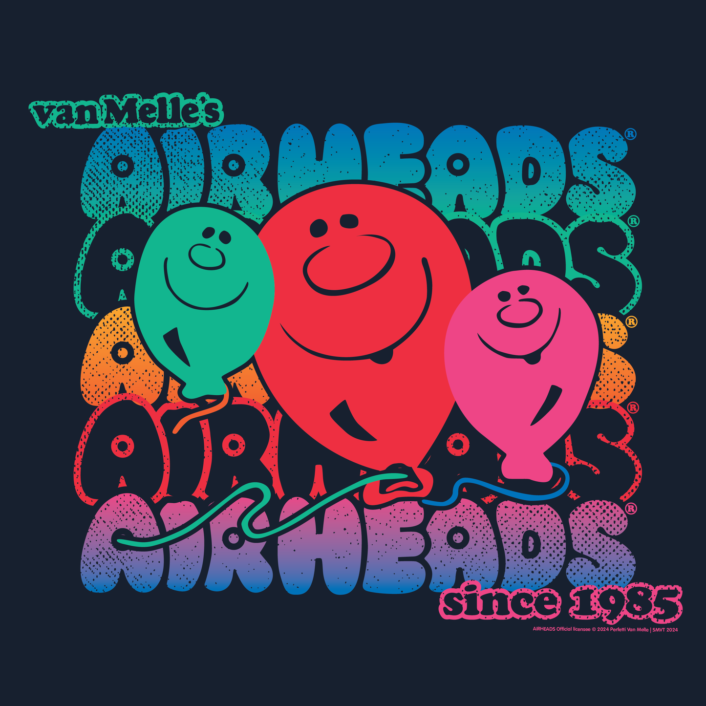 Airheads Retro 85 Brand Colors Tee: 2XL