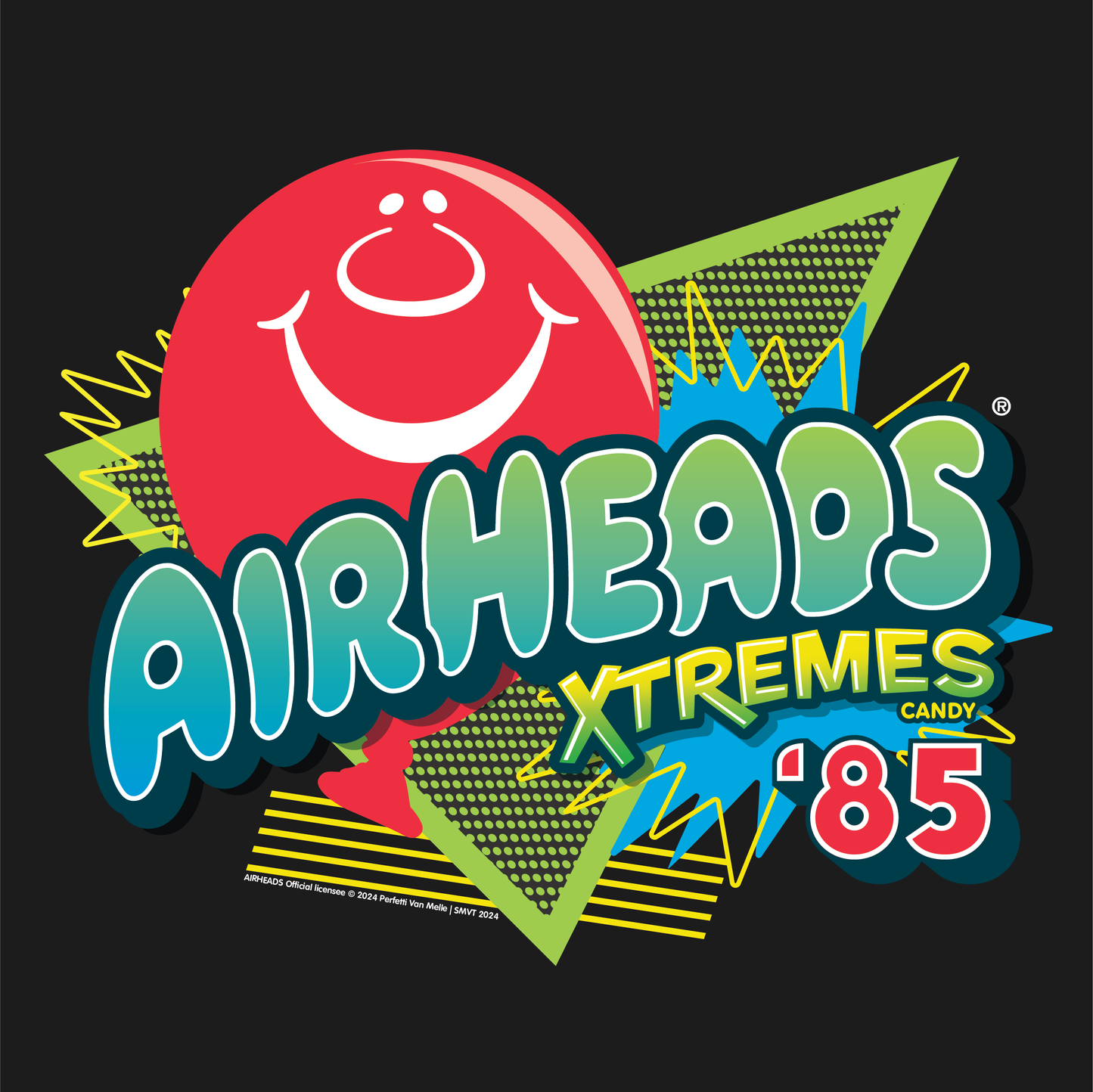 Airheads 90s Inspired Neon Tee: XL