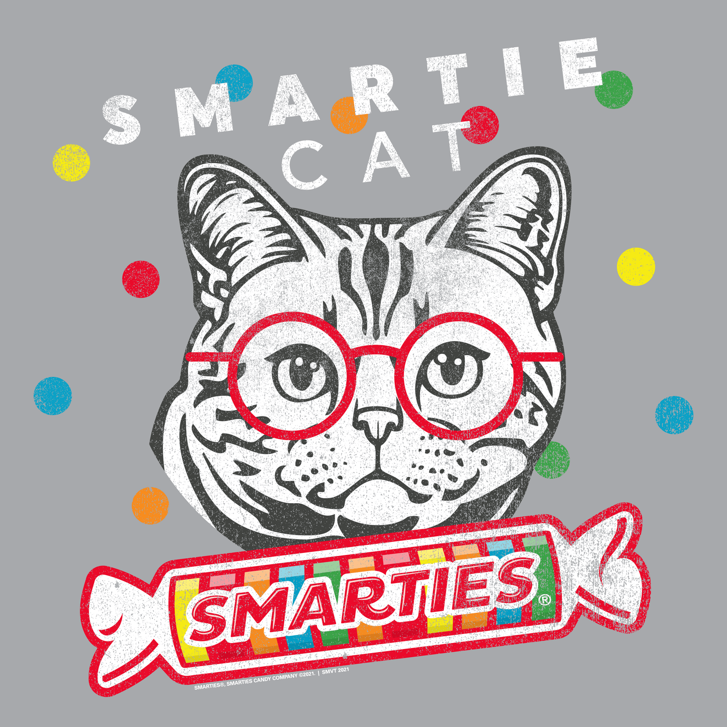 Smarties SmartieCat | Are you a SMARTIE CAT? Tee: Sport Grey, XL