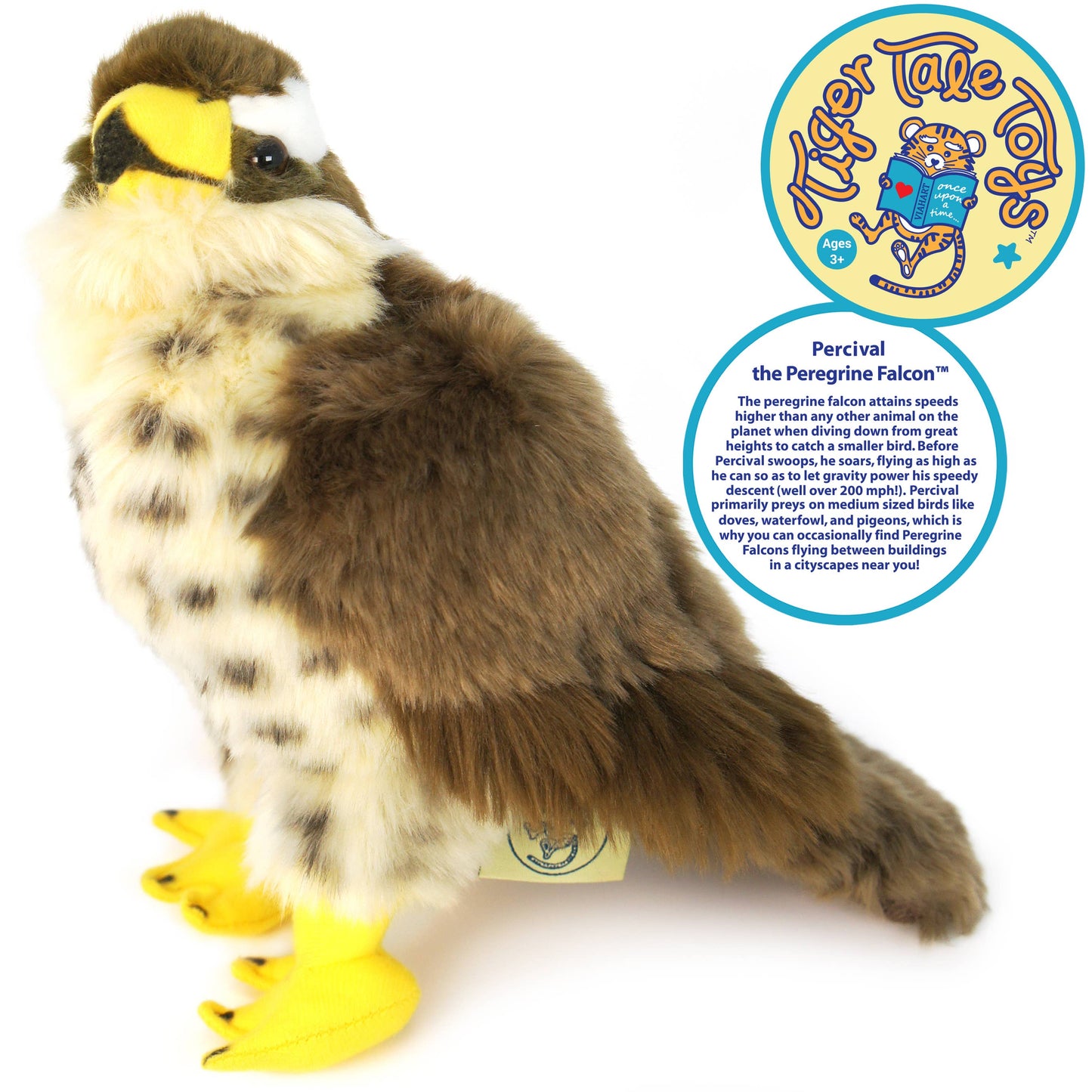 Percival The Peregrine Falcon | 9 Inch Stuffed Animal Plush