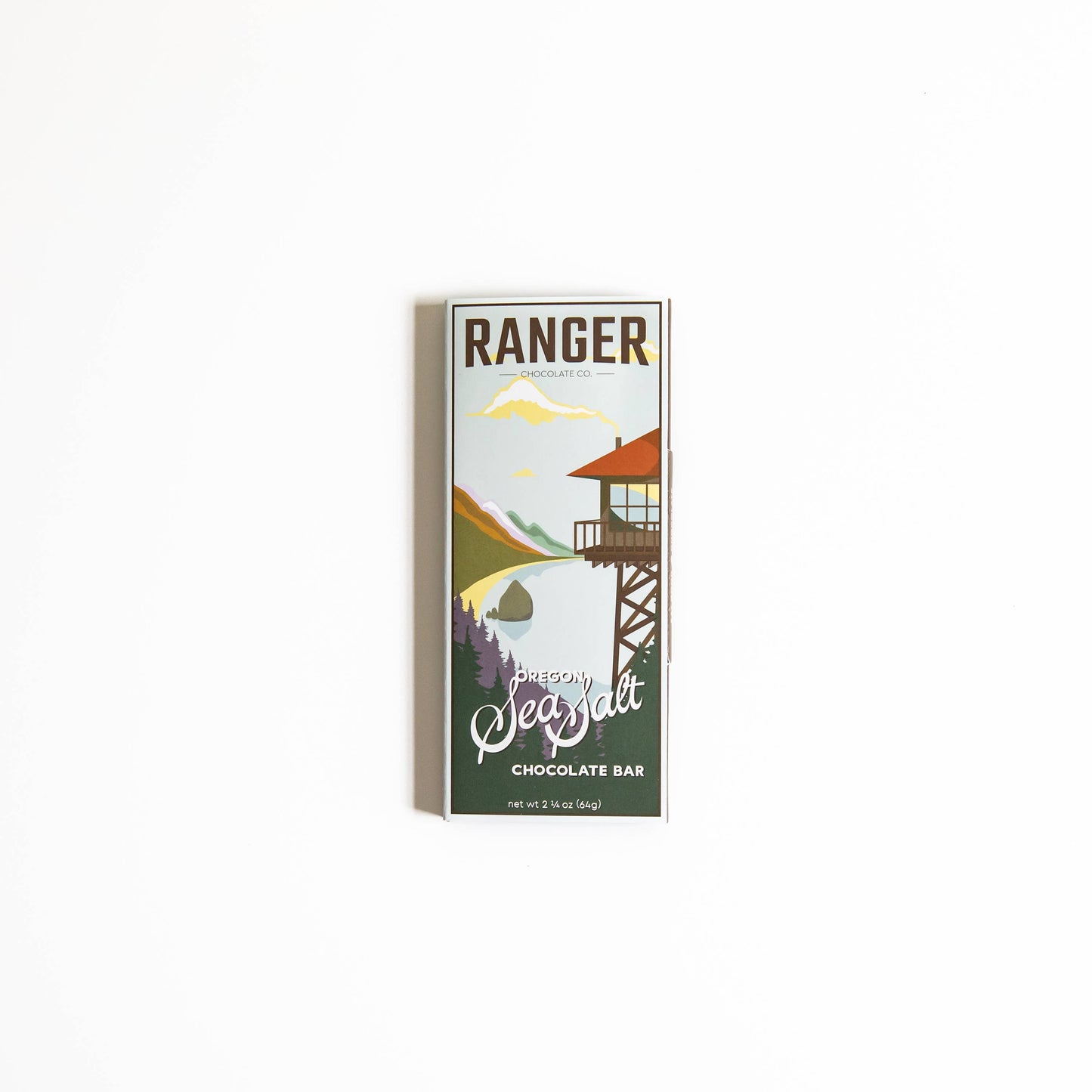 RANGER Oregon Sea Salt Chocolate Bar: 1 1/4 oz.